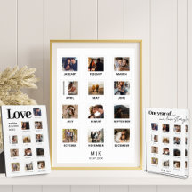 Couples Love Photo Anniversary Valentines Collage