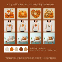 Thanksgiving & Autumn matching collection