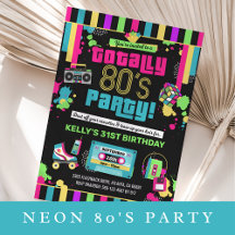 RETRO 80'S NEON BIRTHDAY PARTY