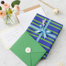 Spring Green, Blue and Pink Stripes Gifting