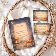 Night Sky Little Firefighter Baby Shower