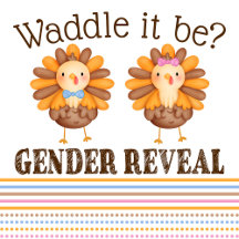 Waddle it be Turkey Gender Reveal