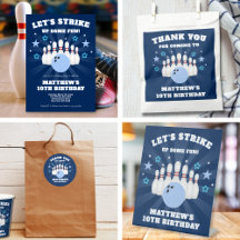 Strike Up Some Fun Bowling Birthday Party