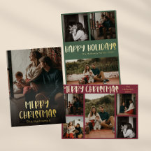 Simple Christmas Gold Foil Collection