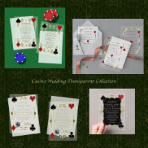 Casino Wedding Transparent Collection