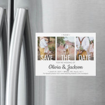 Magnetic Wedding Invitations & Save the Date Cards