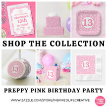 Preppy Pink Birthday Party