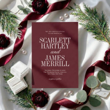 SCARLETT | Romantic Opulence Wedding Collection