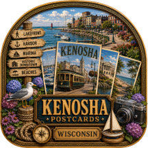 Kenosha Wisconsin Postcards/Gifts