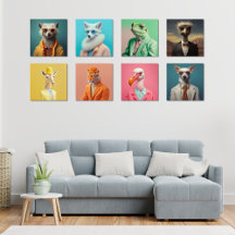 "Whimsical Wildlife" Canvas Prints