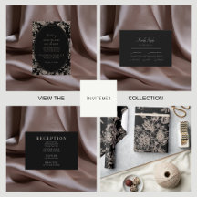 Black Chinsoiserie Wedding Collection