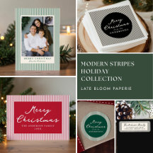 Modern Stripes Holiday Collection