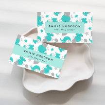 Blue Elephants Business Cards Collection