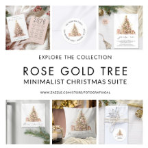 Elegant Rose Gold Christmas Tree Suite