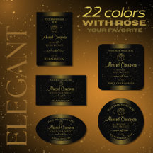 Rose Product Labels Shimmer Frame and Soft Glitter