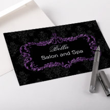 Purple Business Thank You Cards