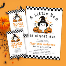 A Little Boo is Almost Due Halloween Baby Shower
