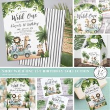 Safari Jungle Animals Wild ONE 1st Birthday Party