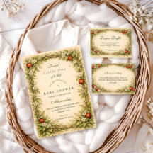 Woodland Apple Storybook Baby Shower