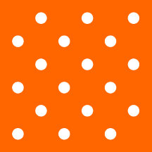 Orange Polka Dots