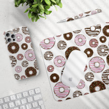 Pink and Brown Donuts - Home Decor and Accessories