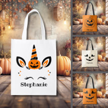Halloween Trick or Treat Bags and Totes