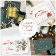 Business Holiday Cards with Logo
