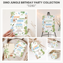 Dino Jungle Birthday Party Collection
