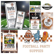 Football Birthday Party Supplies