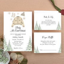 Boho Baby It's Cold Outside Baby Shower Collection