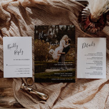 Elegant Photo Modern Wedding Set