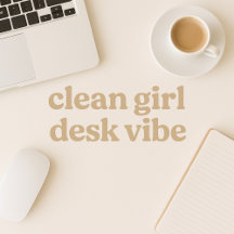 Clean Girl Desk Vibe AI art — Collection 