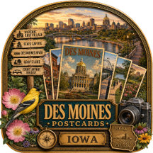 Des Moines Iowa Postcards/Gifts