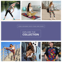 Multicolor Geometric Shapes Pattern