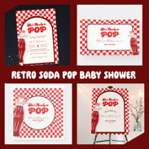 Retro Soda Pop Baby Shower | She’s Read to Pop