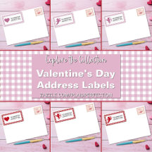 Valentine’s Day Address Label Collection