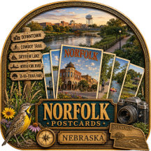 Norfolk Nebraska Postcards/Gifts