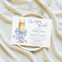 SHE'S TYING THE KNOT BLUE BRIDAL SHOWER