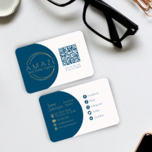 Real Estate QR Code Business Cards