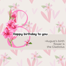 Heart Pink Flower Pattern