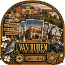 Van Buren Arkansas Postcards/Gifts