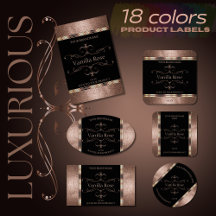 Product Labels Fine Glitter Shimmering Ornaments