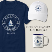 Sailing Grandpa Est. Gifts Under $30 