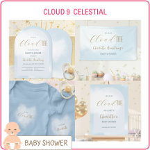 Cloud 9 Celestial Baby Shower