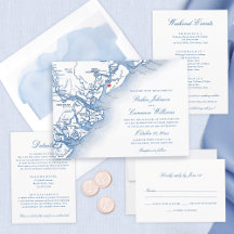 Hilton Head Wedding in Elegant Navy Blue