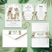 Dinosaur Themed Wedding Suite