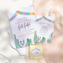 No Time To Siesta First Fiesta Girl Birthday Party