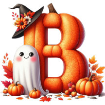 Halloween Monogrammed Totes