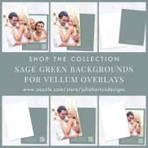 Sage Green Backgrounds For Vellum Overlays