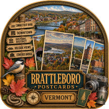 Brattleboro Vermont Postcards/Gifts